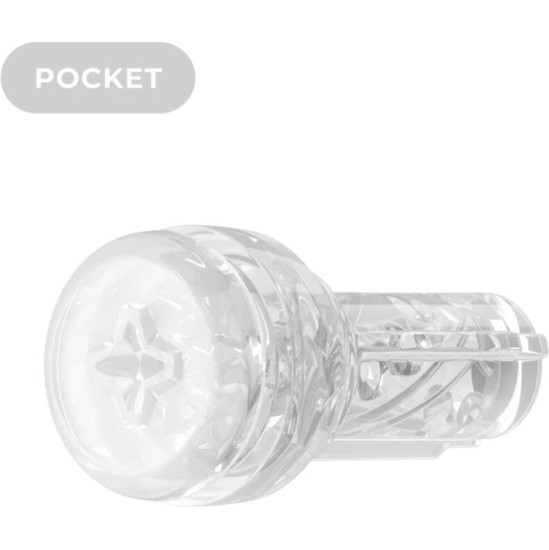Kiiroo FEEL POCKET STROKER CRYSTAL BY TRANSPARENT