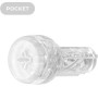 Kiiroo FEEL POCKET STROKER CRYSTAL BY TRANSPARENT