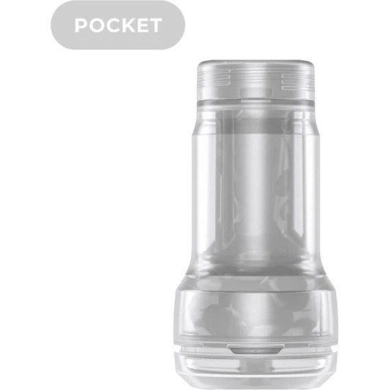 Kiiroo FEEL POCKET STROKER CRYSTAL BY TRANSPARENT
