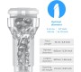 Kiiroo FEEL POCKET STROKER CRYSTAL BY TRANSPARENT