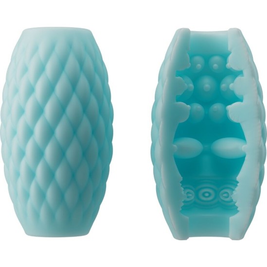 Pretty Love ATHENA EROS SILICONE MALE MASTURBATOR SKY BLUE