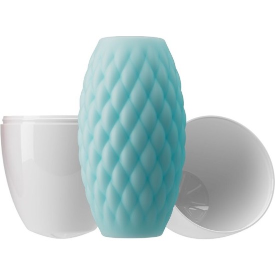 Pretty Love ATHENA EROS SILICONE MALE MASTURBATOR SKY BLUE