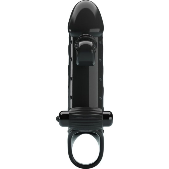 Romance VIBRATING PENIS SLEEVE BLACK