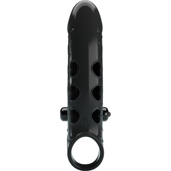 Romance VIBRATING PENIS SLEEVE BLACK