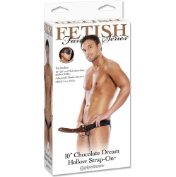 Fetish Fantasy Series CHOCOLATE DREAM HOLLOW STRAP-ON