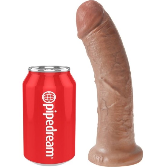 King Cock REALISTIC PENIS 19.5 CM CARAMEL