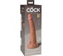 King Cock ELITE REALISTIC SILICONE DILDO 17.8 CM CARAMEL