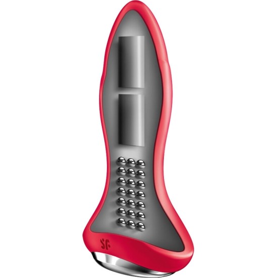 Satisfyer Connect SATISFYER - ROTATOR PLUG 1+ VIBRATING PLUG APP RED
