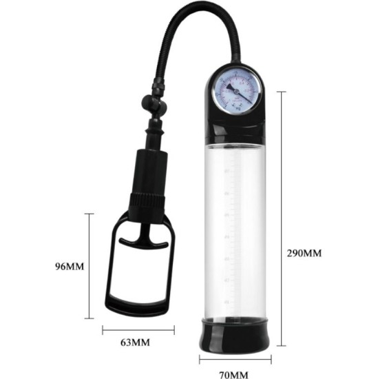 Pretty Love Male PRETTY LOVE - ERECTION PUMP WITH BAROMETER