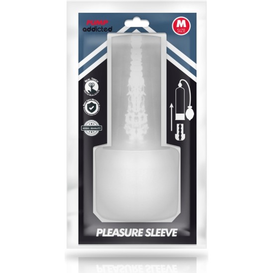 Pump Addicted PLEASURE SLEEVE MASTUBADOR SIZE M