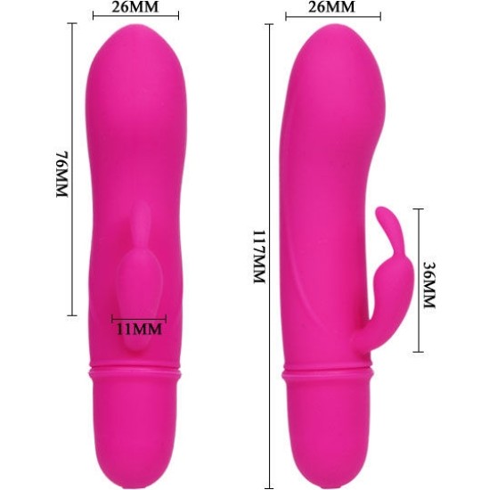 Pretty Love Flirtation PRETTY LOVE - FLIRTATION VIBRATOR WITH RABBIT CAESAR