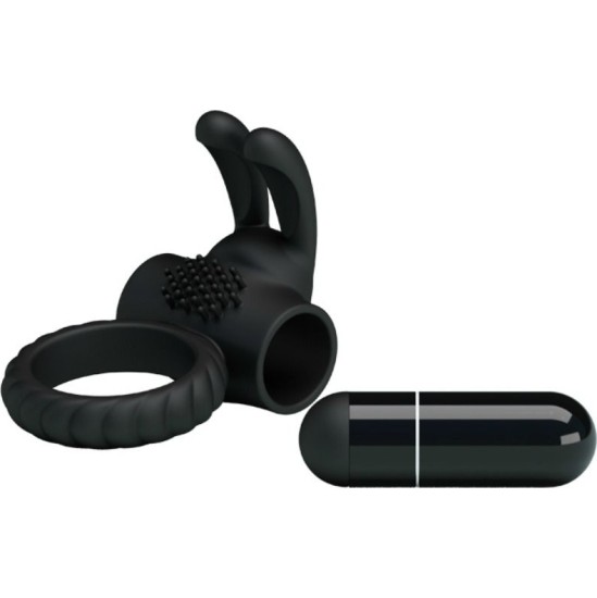 Pretty Love Male PRETTY LOVE - EUDORA VIBRATING RING WITH STIMULATOR