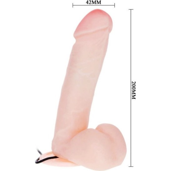 Baile REALISTIC DILDO WITH VIBRATION AND ROTATION 20 CM
