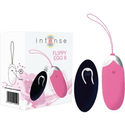 Intense Couples Toys INTENSE - FLIPPY II VIBRATING EGG WITH REMOTE CONTROL PINK