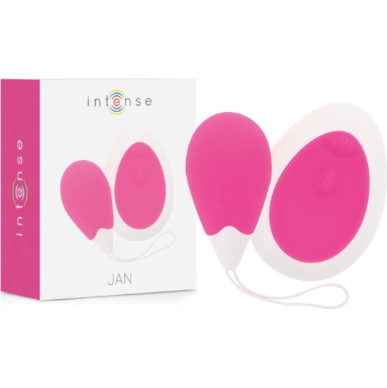 Intense Couples Toys INTENSE - JAN EGG VIBRATOR REMOTE CONTROL PINK
