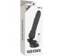 Basecock REALISTIC VIBRATOR REMOTE CONTROL BLACK 19.5 CM -O- 4 CM