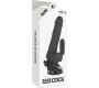Basecock REALISTIC VIBRATOR REMOTE CONTROL BLACK 18.5 CM -O- 4CM