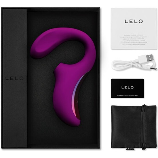 Lelo ENIGMA DOUBLE SUCTION STIMULATION PURPLE MASSAGER