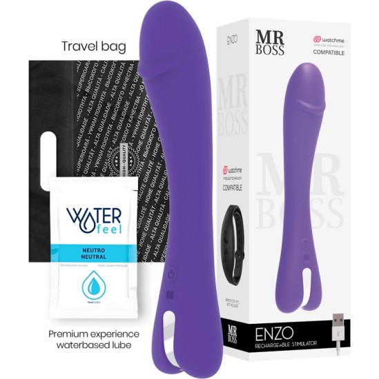 Mr. Boss MR BOSS - ENZO VIBRATOR WATCHME WIRELESS TECHONOLOGY COMPATIBLE