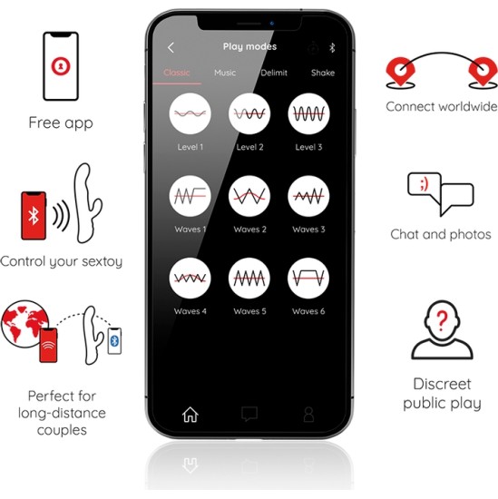 Oninder OSLO VIBRATION & ROTATION PINK - FREE APP
