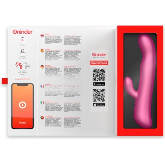 Oninder OSLO VIBRATION & ROTATION PINK - FREE APP