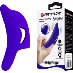 Pretty Love DELPHINI POWERFUL DARK BLUE FINGER STIMULATOR