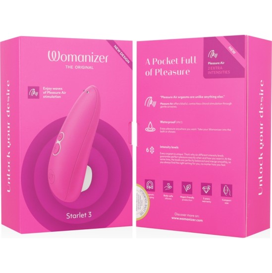 Womanizer STARLET 3 CLITORAL STIMULATOR PINK