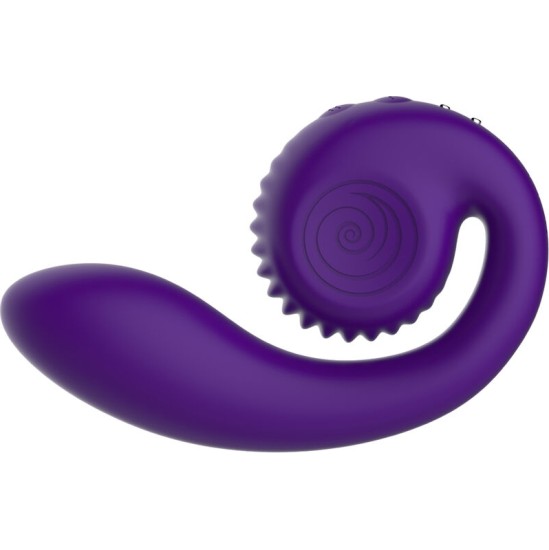 Snail Vibe GIZI DUAL STIMULATOR PURPLE