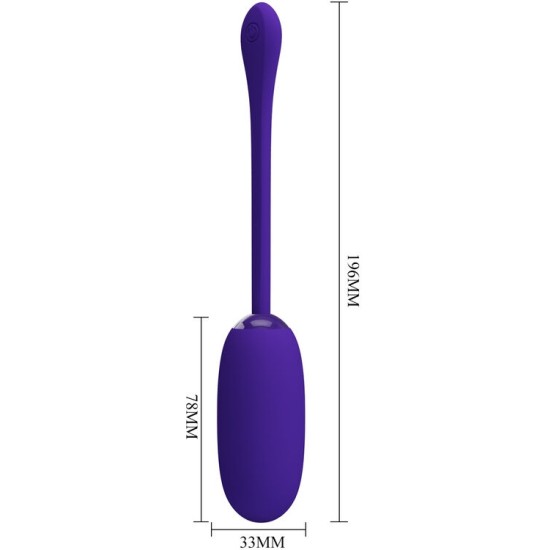 Pretty Love Smart PRETTY LOVE - JULIUS WATERPROOF-RECHARGEABLE VIBRATING EGG PURPLE