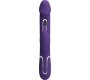 Pretty Love Flirtation PRETTY LOVE - KAMPAS RABBIT 3 IN 1 MULTIFUNCTION VIBRATOR WITH TONGUE VIOLET