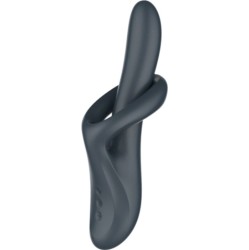 Satisfyer Vibrator SATISFYER - HEAT FLEX 4 HEAT EFFECT VIBRATOR 12 VIBRATIONS GREY