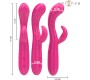 Intense Fun INTENSE - AMARA VIBRATOR WITH STIMULATING TONGUE 10 VIBRATIONS PINK