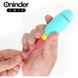 Oninder Cute LOVE PLEASURE VIBRO-ROTATING SILICONE GEM EGG - FREE WORLDWIDE APP