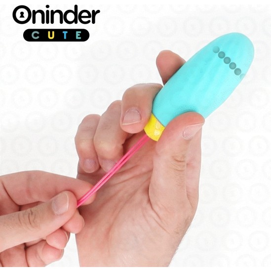Oninder Cute LOVE PLEASURE VIBRO-ROTATING SILICONE GEM EGG - FREE WORLDWIDE APP