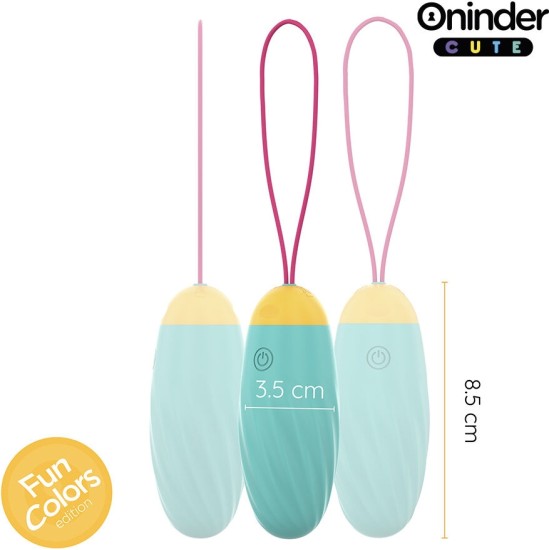 Oninder Cute LOVE PLEASURE VIBRO-ROTATING SILICONE GEM EGG - FREE WORLDWIDE APP