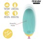 Oninder Cute LOVE PLEASURE VIBRO-ROTATING SILICONE GEM EGG - FREE WORLDWIDE APP