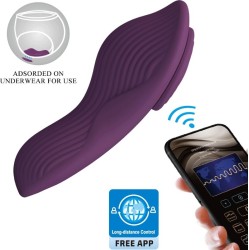 Pretty Love MANE LAY ON CLITORIS MASSAGER 10 VIBRATIONS REMOTE CONTROL PURPLE