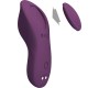 Pretty Love MANE LAY ON CLITORIS MASSAGER 10 VIBRATIONS REMOTE CONTROL PURPLE