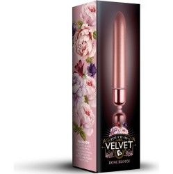 Rocks-Off VIBRATING BULLET TOUCH OF VELVET ROSE BLOOM 10 SPEEDS