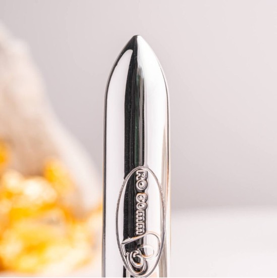 Rocks-Off RO-80 CHROME VIBRATING BULLET SILVER
