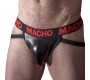 Macho Underwear MACHO - MX25RC JOCK RED LEATHER XL