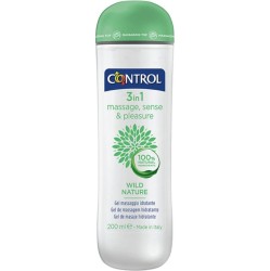 Control Lubes CONTROL - WILD NATURE GEL MASAJE 3 EN 1 200 ML