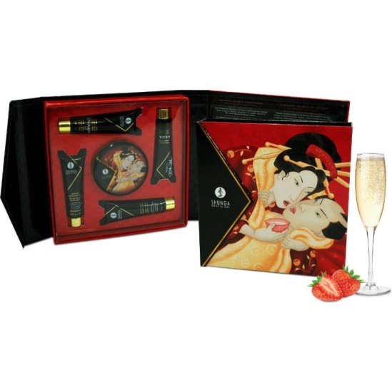 Shunga Kits SHUNGA - SECRET GEISHA STRAWBERRIES AND CAVA KIT