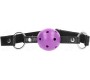 Kink Collar & Gag KINK - HOLLOW HARD PURPLE BALL 4.5 CM GAG 63.5 X 2 CM