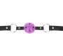 Kink Collar & Gag KINK - HOLLOW HARD PURPLE BALL 4.5 CM GAG 63.5 X 2 CM