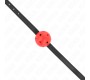 Kink Collar & Gag KINK - SIMPLICITY RED BREATHABLE 4.5 CM BALL GAG 62 x 1.5 CM