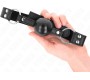 Kink Collar & Gag KINK - SOFT AND SOLID BALL 4 CM GAG WITH LEATHERETTE STRAP 62 x 2.5 CM ADJUSTABLE 42-58 CM