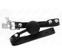 Kink Collar & Gag KINK - MODEL 1 SILICONE BALL 4 CM GAG WITH LOCK 60 x 2 CM