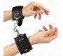 Kink Wrist Restraint KINK - LOCKABLE DUNGEON WRIST RESTRAINTS BLACK ADJUSTABLE 21-28 CM X 5.5 CM