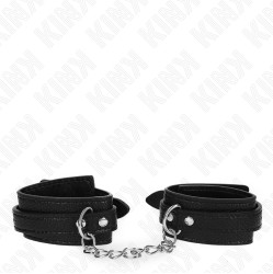 Kink Wrist Restraint KINK - SNAKE PATTERN WRIST RESTRAINTS BLACK ADJUSTABLE 20-28 CM X 5.4 CM